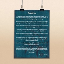 Desiderata Poem Inspirational