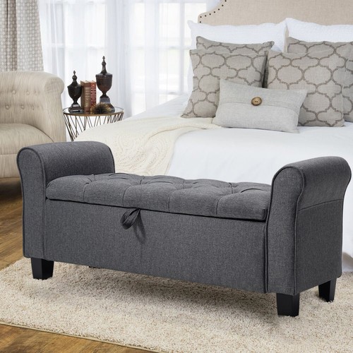 Bed end bench storage - bed,