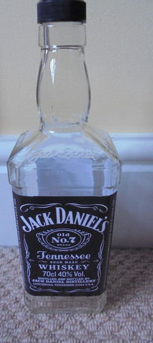 Empty jack daniel bottle - daniel's,