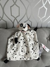 Disney Primark 101 Dalmations Puppy Dog Baby Comforter Soft Toy Blanket 
