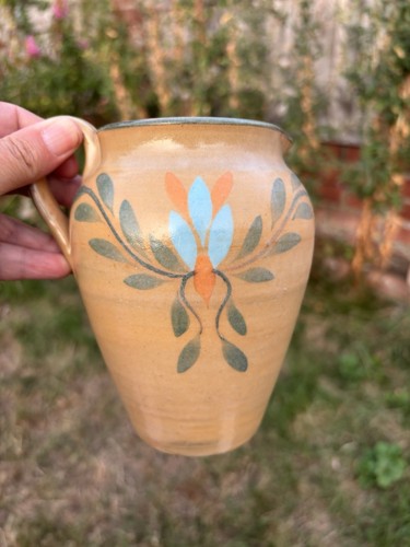 Vintage studio pottery jug - vintage,