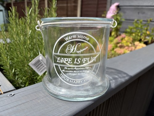 Happy house life fun glass - life, is
