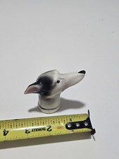 Vintage Ceramic Whippet Grey