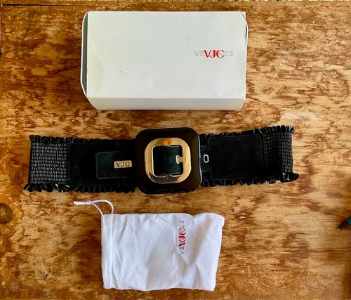 Versace elasticated belt - , black
