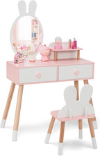 Rabbit Themed Kids Vanity Set