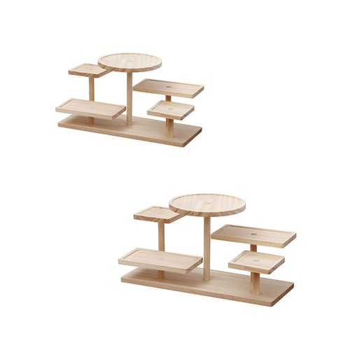 Wood cake stand - wood,