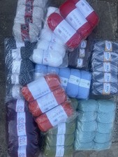 Large Bundle Job Lot Mixed Knitting Yarn 1KG 1000g Random Colours Textures 