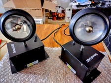 2 x Sound LAB Scanner Auto Rotate Motorised Disco Retro Light, will post