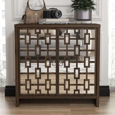 Walnut Mirrored Sideboard