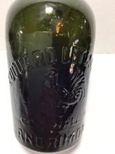 Superb dark green old belgium - green,
