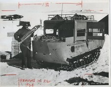 Polar Expedition Studebaker M29 USN 94-25022 Tracked Vehicle Press Photo