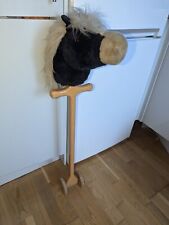 Merrythought Hobbie Horse Black Face Beige Nose And Beige Mane