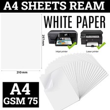 White Office Paper Reams A4