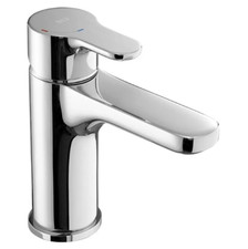 Roca A5A3209C0R L20 Smooth body basin mixer (Cold Start) With Flexible Hoses NEW