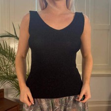 Myriad Top - Small Black Acrylic Blend