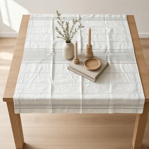 Vintage tablecloth white - vintage,