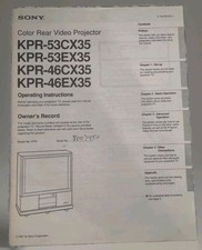 Sony Projection TV Owners