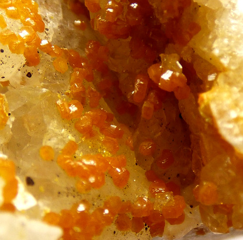 Campylite crystals quartz - campylite, on