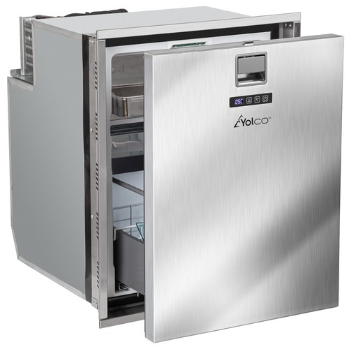 Compressor built fridge - built, in