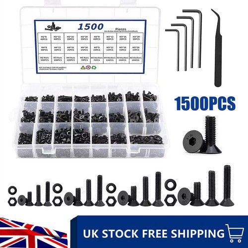 1500pcs assorted m4 m5 - assorted,