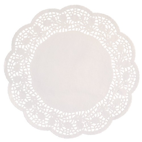 Pack white doilies - white,