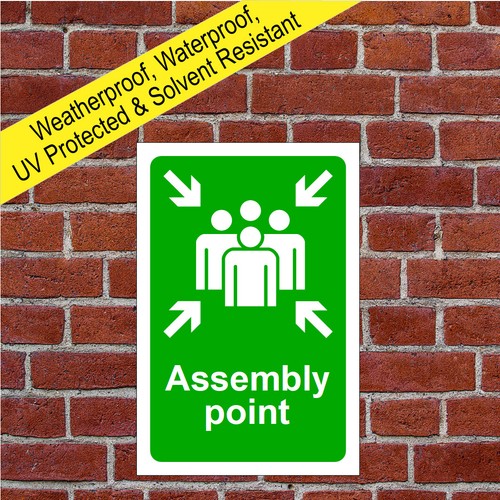 Fire assembly point sign - , 9022