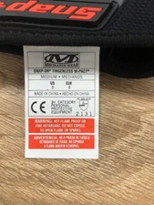 Snap On Fingerless Impact Protection Gloves, Medium size