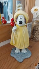 Rare Wallace And Gromit Garden Ornament (Gromit In Raincoat)