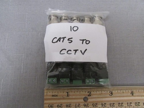 Male cat5 coaxial bnc - 10,