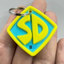 Scooby Doo Dog Tag Keyring