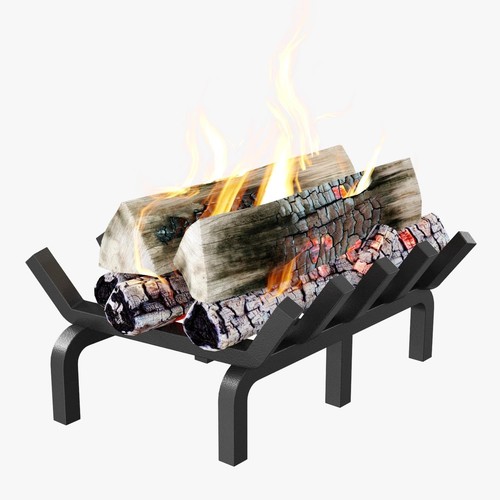 Steel fireplace log - steel,