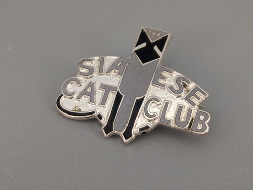 The siamese cat club - siamese, enamel