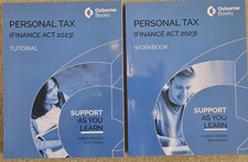 AAT PERSONAL TAX (FA 2023): 2  x Osborne Books, 1 Tutorial & 1 Workbook 