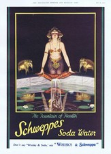 SCHWEPPES Soda Water - Vintage Advertisement 1931