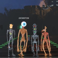 4pcs/set Siren Head Action Figure Toy 20cm SCP Sirenhead Figure Horror Model