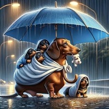 beautiful sausage dog