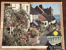 Vintage Seaboard Wooden Lynmouth, Devon Jigsaw Puzzle Postcard