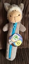 Nici Jolly Logan Grey Sheep Donkey Pencil Case Soft Plush Toy Stationery