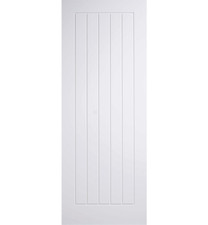 White Primed Mexicano Internal Door 926x2170x35mm Slight Face Damage