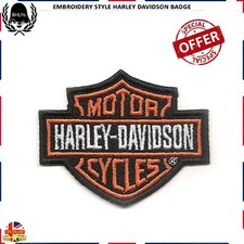 Biker Embroidered Patch Sew