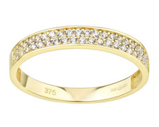 9ct yellow gold - gold, cubic