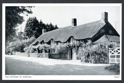 Studland old cottages near - old, cottages.