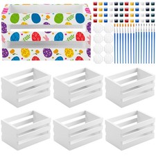 8 Pcs 5'' Small Wooden Crates