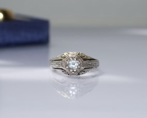 Antique aquamarine sterling - aquamarine,
