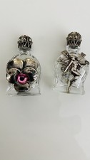 Two miniature perfume bottles - two,