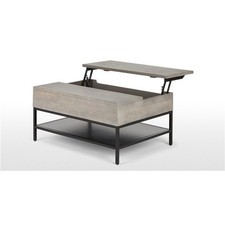Lomond  Lift Top Coffee Table with Storage, Grey washed mango wood RRP£329 #7643