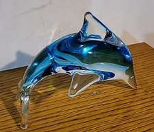 Hand Blown Glass Dolphin