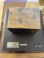 Bronze Block Antique Billet 3kg 94mm X 70mm X 60mm Lathe Engineering Cnc Milling