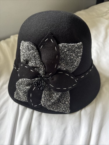 Eastex black occasion hat - black,