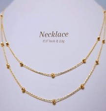 22ct solid gold necklace - , 3.8g